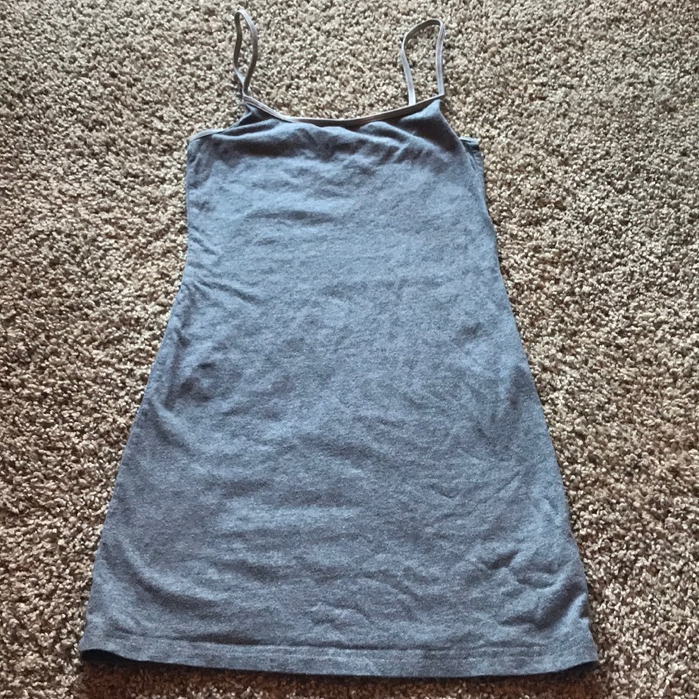 Divided H&M Gray Stretchy Tank Top